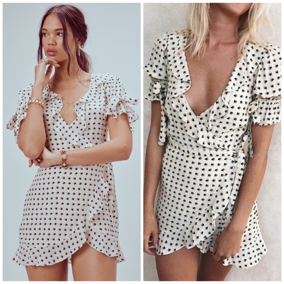 $225 FOR LOVE & LEMONS WRAP DRESS REALISATION PAR - Picture 4 of 15
